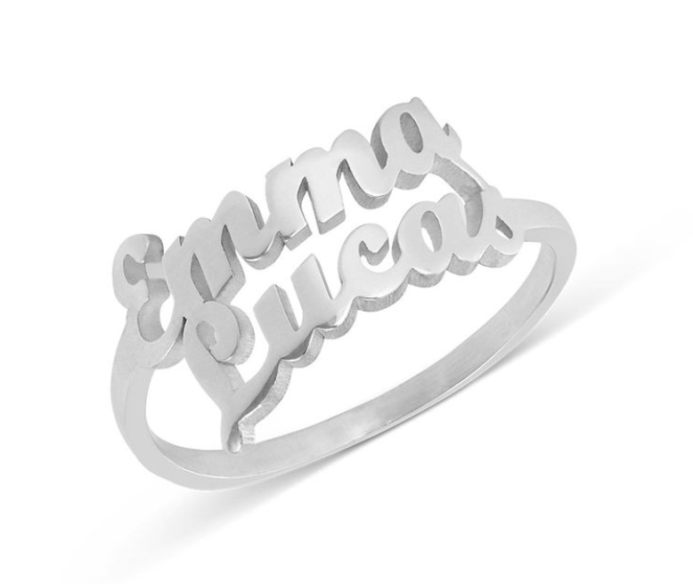 Personalized Ring with Two Names