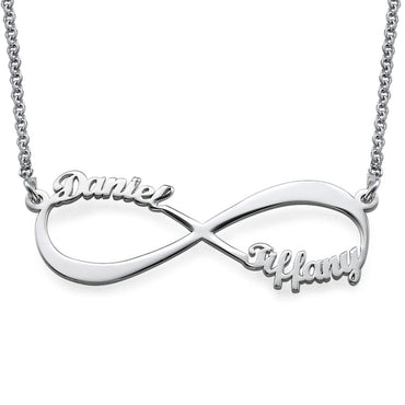Personalized Infinity Pendant - 2 Names